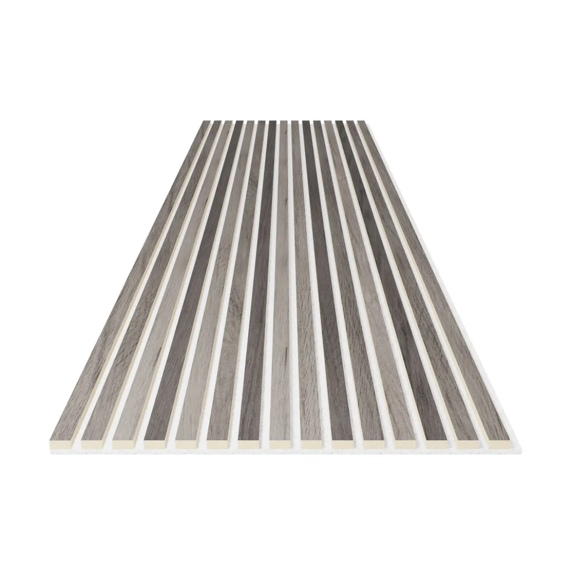 Acous Akustikpaneel Proffessional EicheGrau-Filz weiss 2500x600x21 mm