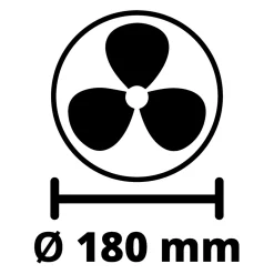 Akku-Ventilator GE-CF 18/2200 Li ohneAkku u. Ladegerät