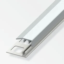 Alfer Abschlussprofil Clipstech-mini 8,5 mm 1m edelstahl-optik