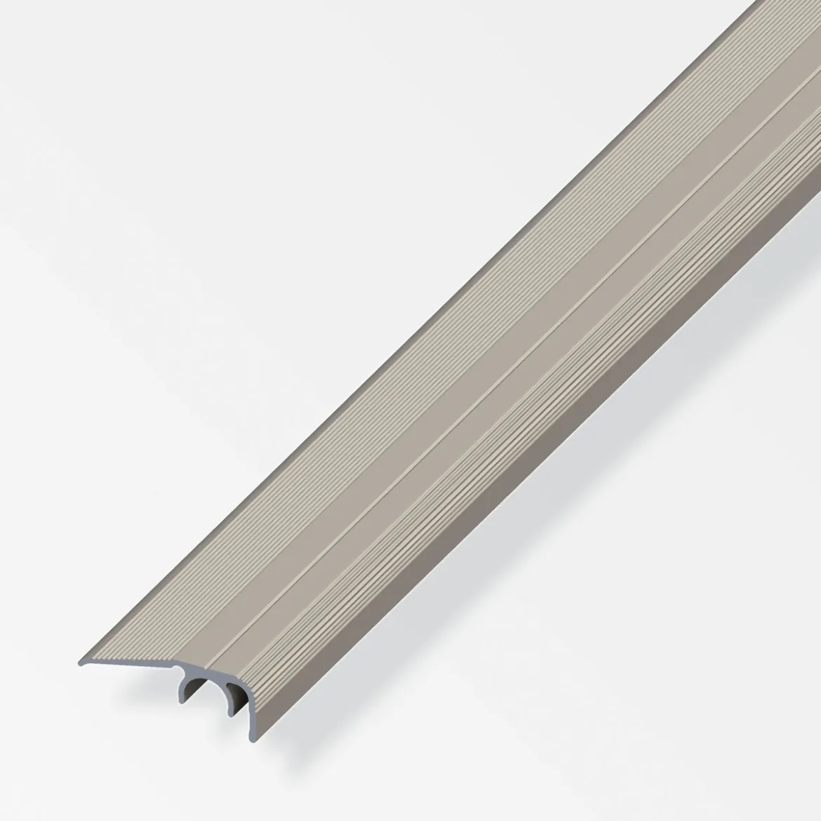 Alfer Abschluss-Profil Clipstech 32 x 12,5 mm 1m titan
