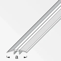 Alfer Übergangsprofil Clipstech 33 mm 2m bronze