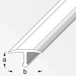 Alfer Fugenabdeckprofil 25 mm 1m bronze
