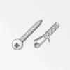 Alfer Linsenkopfschraube Clipstech-Plus mit Dübel 3 x 30 mm 10 Stück