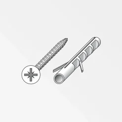 Alfer Schraube mitDübel 3 x 30 mm champagner 10 Stück