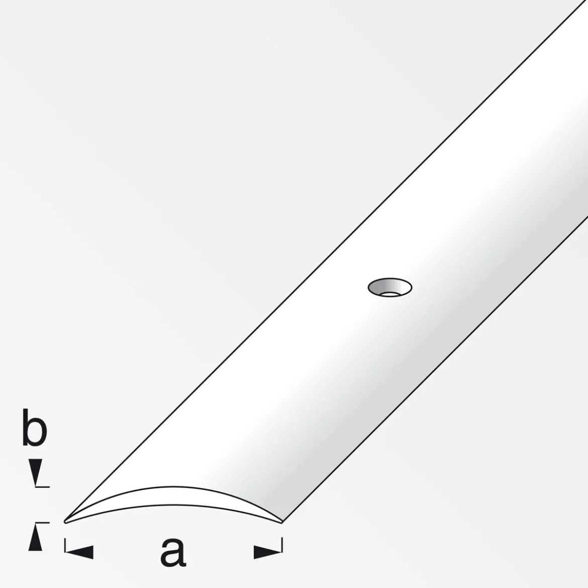 Alfer Z-Abschlussprofil 9 mm 1m messing