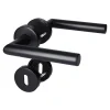 Alpertec Rosettengarnitur Fair I schwarz Durchmesser 52 mm