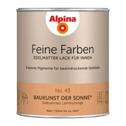 AlpinaBuntlack Feine Farben Lack No 43 Baukunst der Sonne edelmatt 750ml