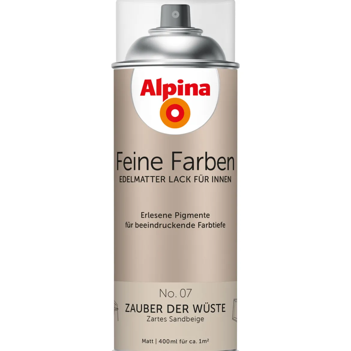 AlpinaBuntlack Feine Farben Sprühlack No 07 Zauber der Wüste edelmatt 400ml