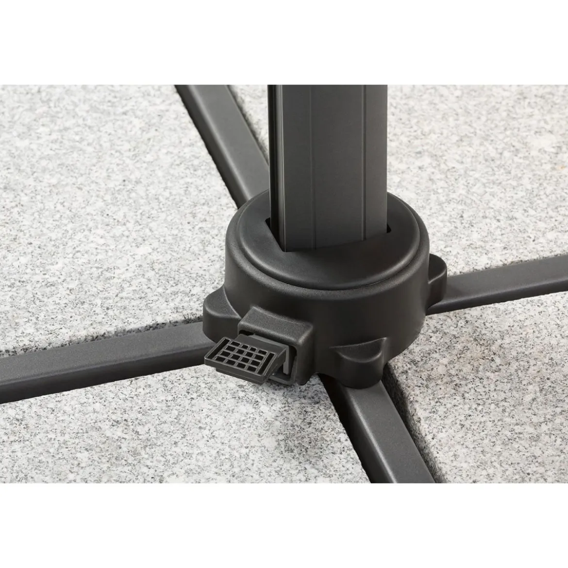 Ampelschirm Rhodos Twist 300x300 anthraz