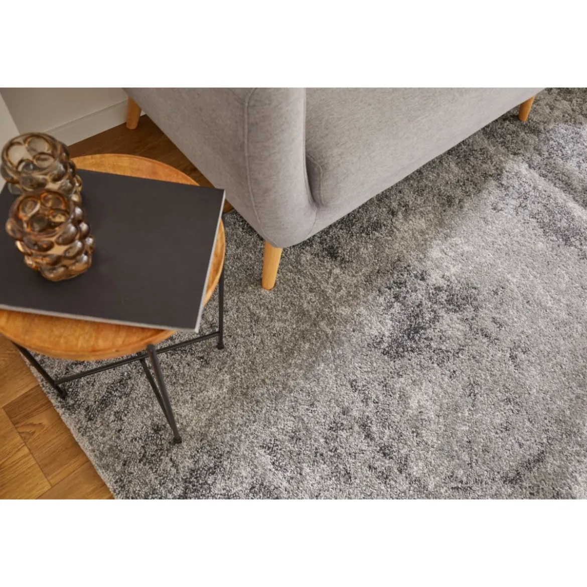 andiamo Teppich Luna 120x170 cm grau