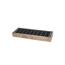Anzuchtholzkiste 27er Topfplatte 50x16x6cm