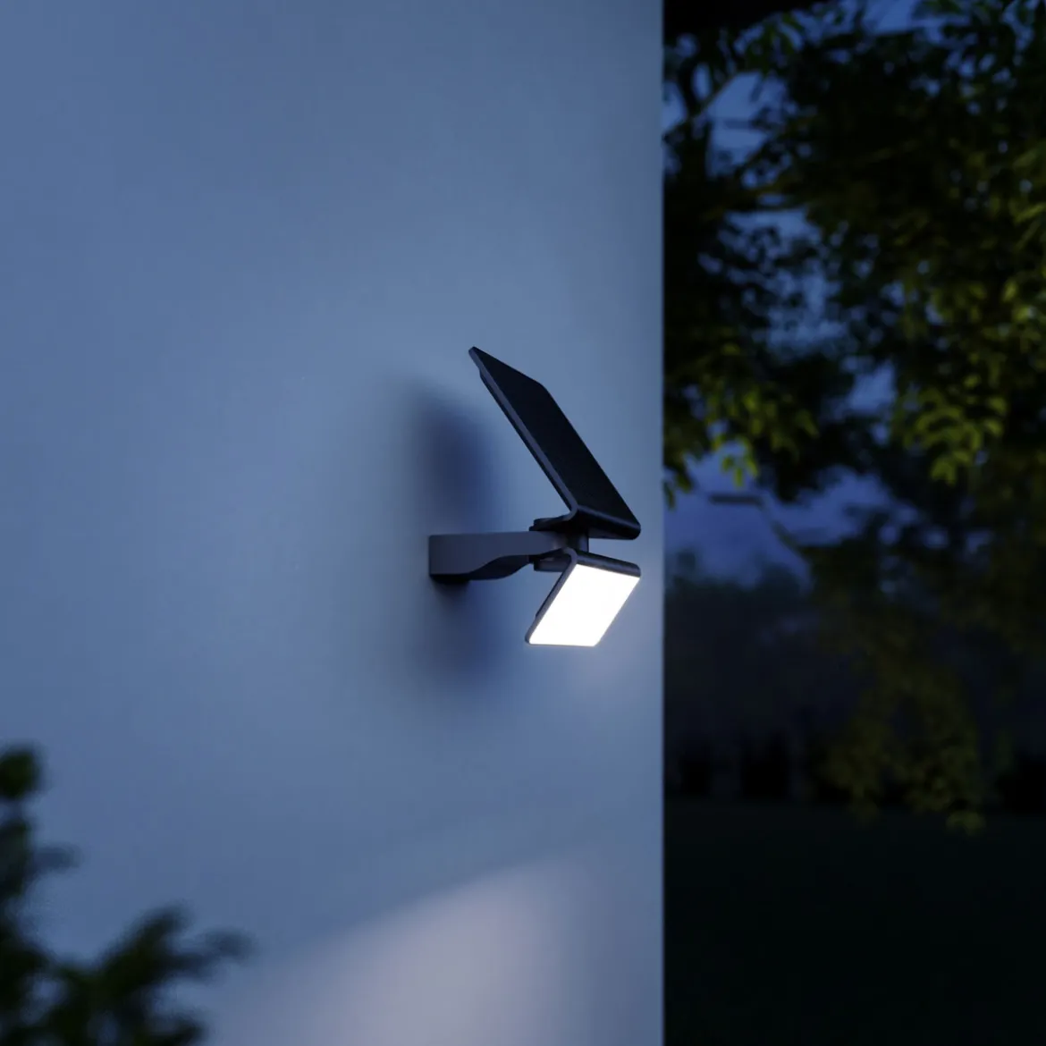 Aussenleuchte X-Solar L-S silber