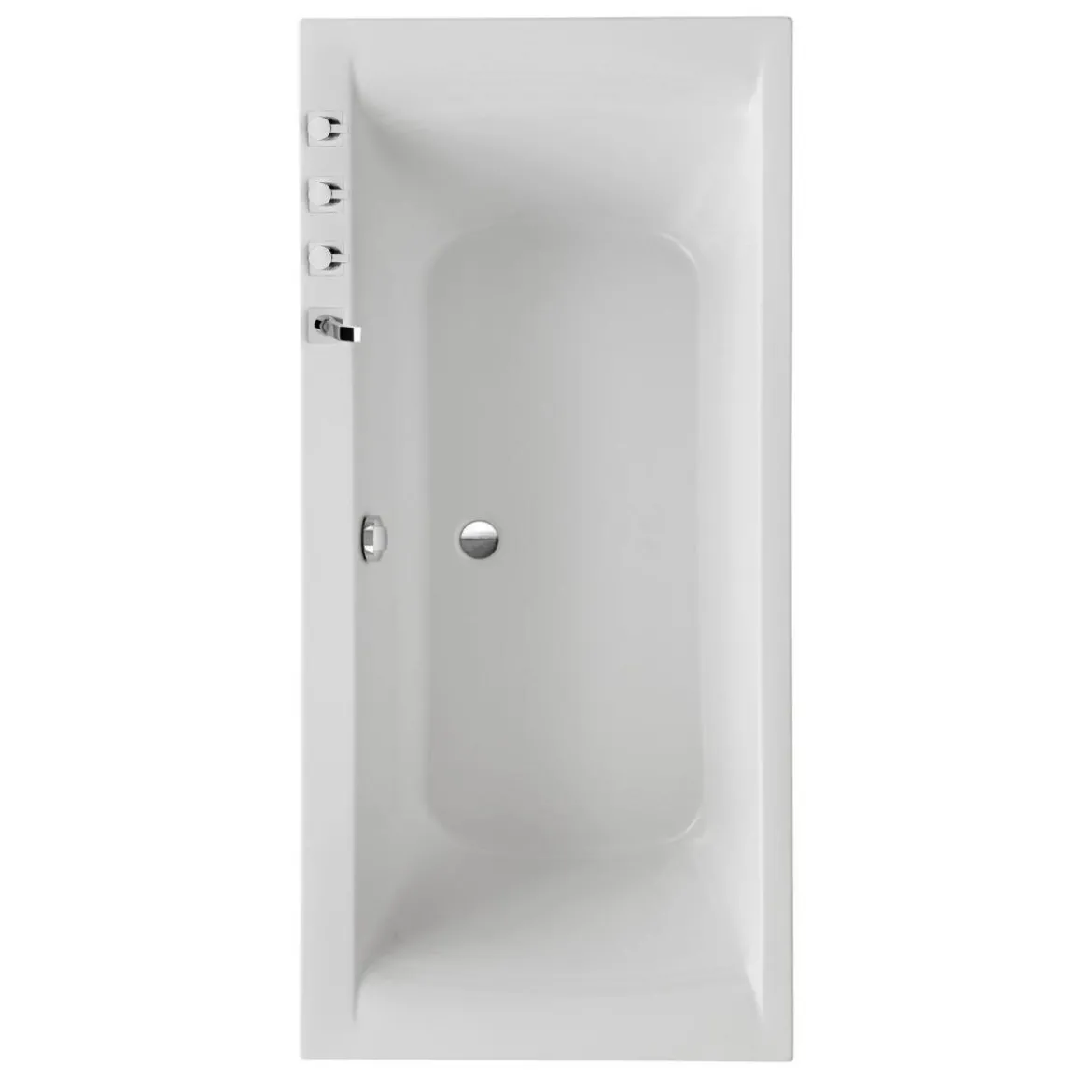 Badewanne Rosa 180x80 cm, weiss