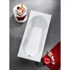 Badewannen-Set Nixe, 170x75cm,best. ausWanne, Wannenträger&Ab-Überlaufgarnitur