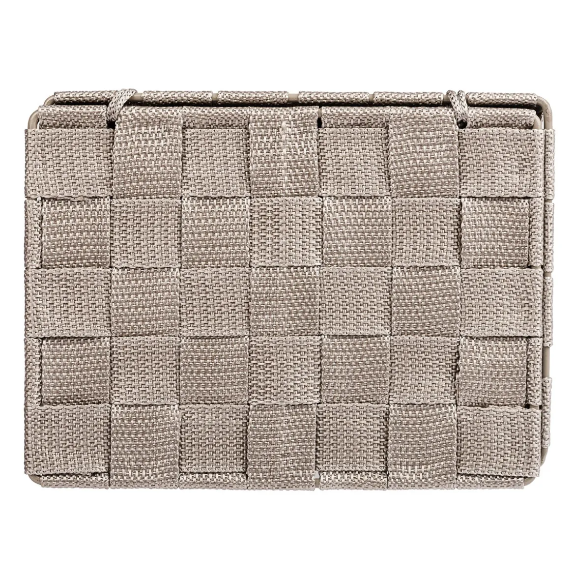 Badkorb mit Deckel M od. Adria, taupe