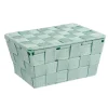 Badkorb mit Deckel Mod. Adria, mint