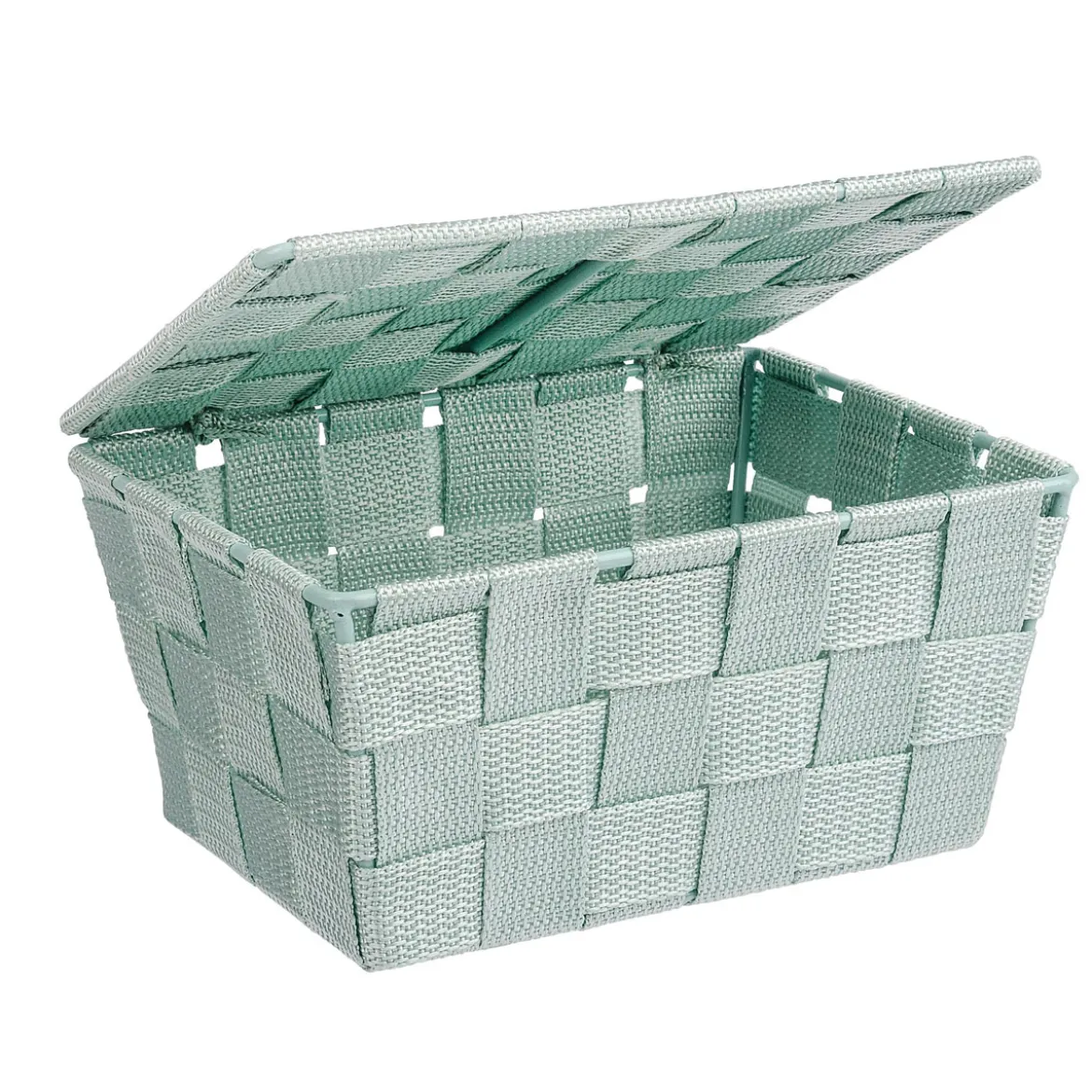 Badkorb mit Deckel Mod. Adria, mint