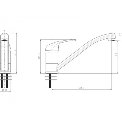 Basic Spültischarmatur Nizza