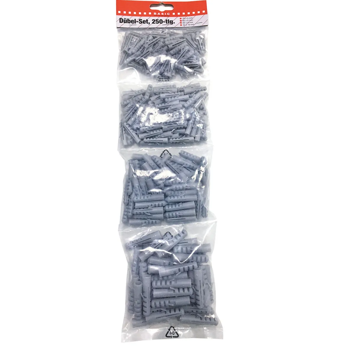 Basic Dübel-Set 250 tlg