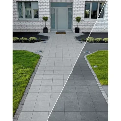 Beton Gehwegplatte Anthrazit 30x30x4 cmmit Fase