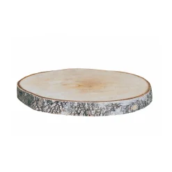 Birkenscheibe oval Durchmesser 35-38 cm
