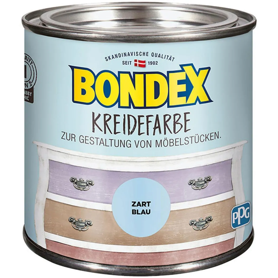Bondex Kreidefarbe zart blau 500 ml