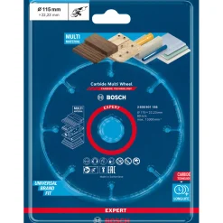 Bosch ProfessionalExpert Carbide Multi Wheel Trennscheibe 115 mm 22,23 mm