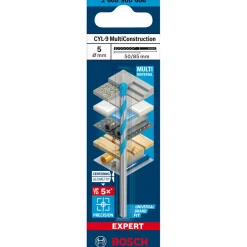 Bosch ProfessionalExpert CYL-9 MultiConstruction Bohrer 5 x 50 x 85 mm d 4,5 mm
