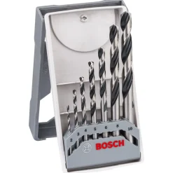 Bosch ProfessionalHSS-Spiralbohrer-Set PointTeQ 7- teilig Mini-X-Line 2–8 mm