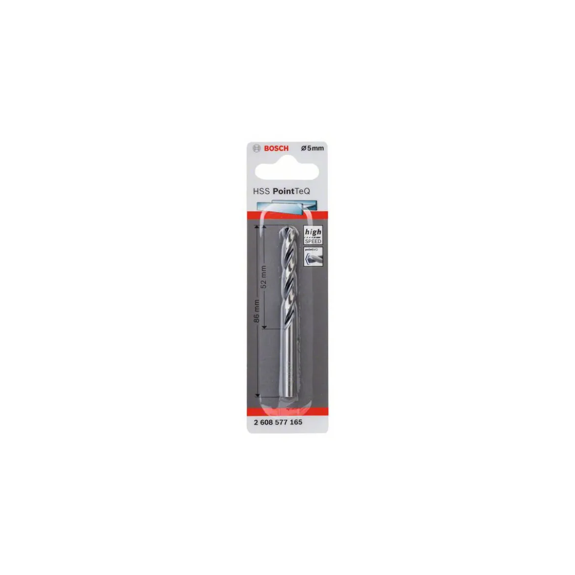 Bosch ProfessionalHSS-Spiralbohrer PointTeQ 5,0 mm
