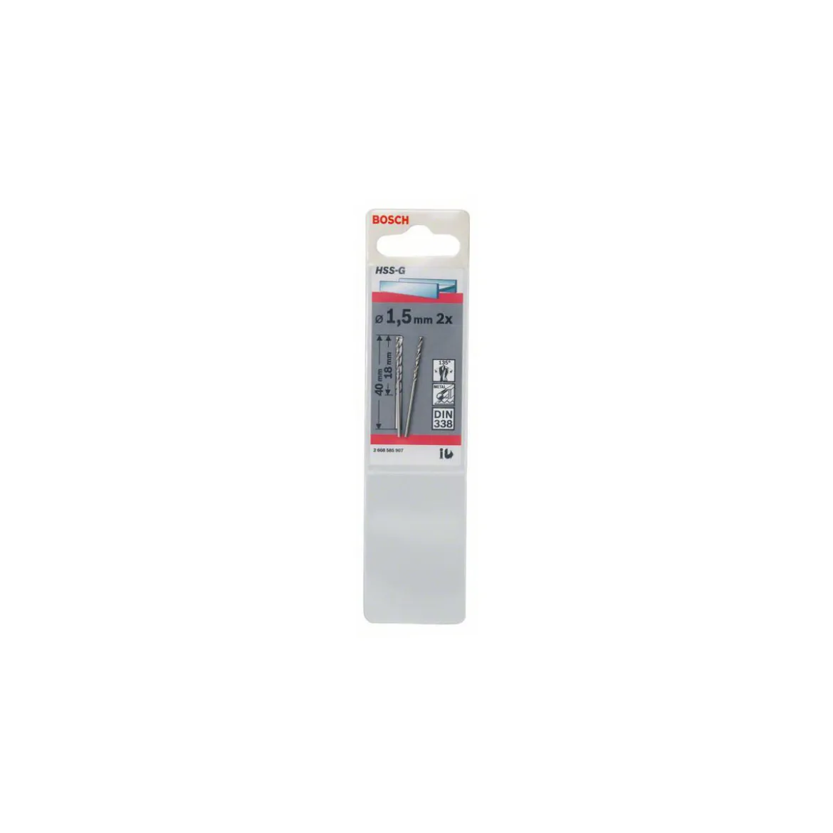 Bosch ProfessionalMetallbohrer HSS-G 3,5 x 39 x 70 mm
