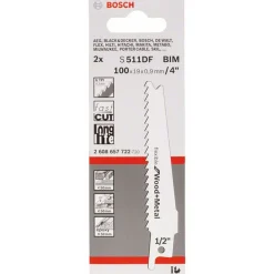 Bosch ProfessionalSäbelsägeblatt S 511 DF 100 x 19 mm