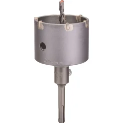 Bosch Professional3-teiliges Hohlbohrkronen-Set SDS plus 82 mm