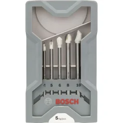 Bosch Professional5-teiliges CYL-9 Ceramic Fliesenbohrer-Set 4–10 mm