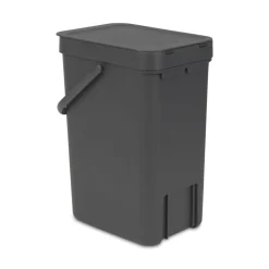 BRABANTIA Abfallbehälter Sort und Go 12 L grau