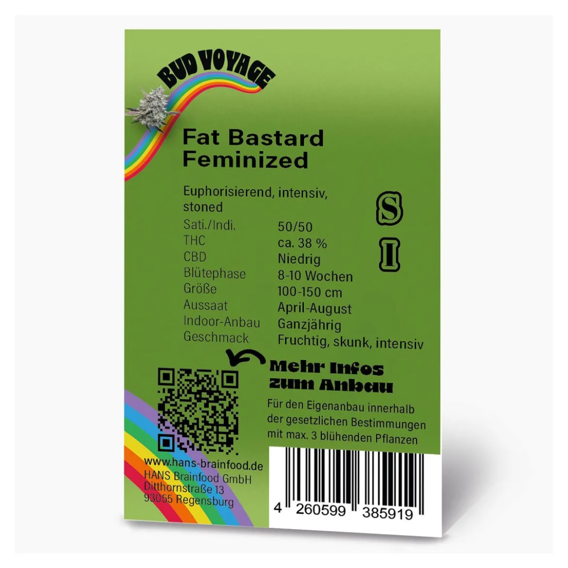 Bud Voyage Hanfsamen Fat Bastard Feminisiert