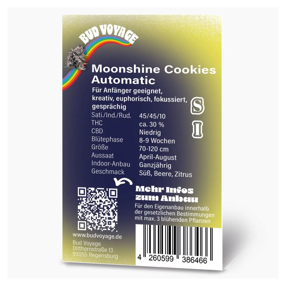 Bud Voyage Hanfsamen Moonshine Cookies Auto