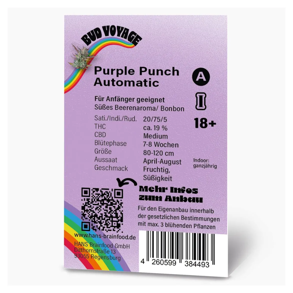 Bud Voyage Hanfsamen Purple Punch Auto