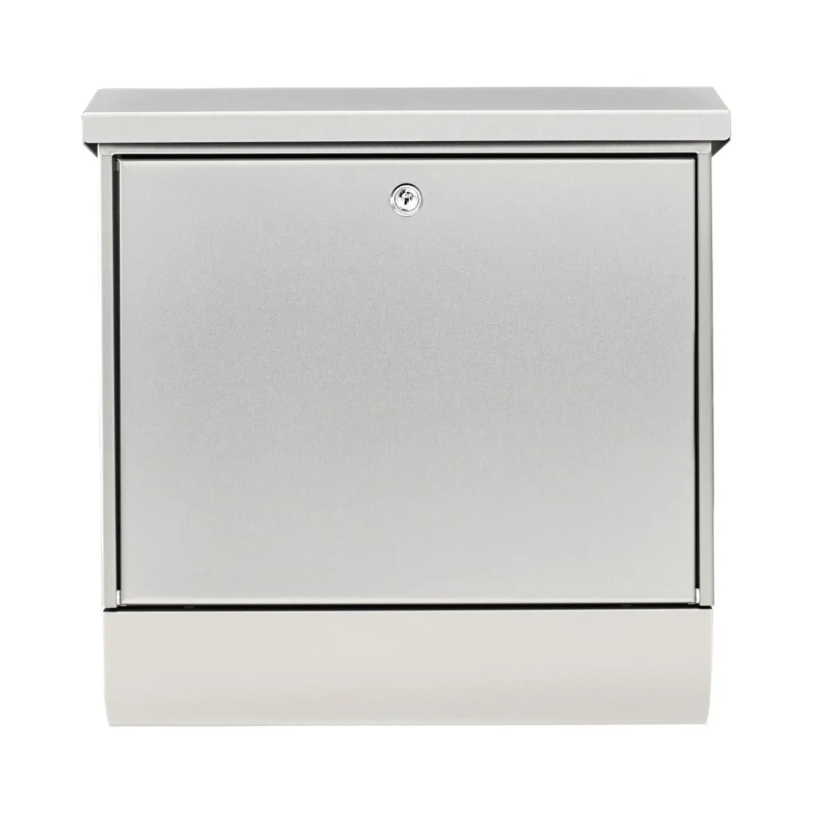 Burg Wächter Briefkasten Inoxstar 4710 mit Zeitungsfach silber