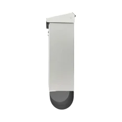 Burg Wächter Briefkasten Inoxstar 4710 mit Zeitungsfach silber