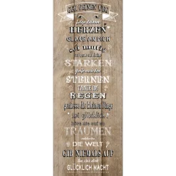 Canvas-Art Spruch 30 x 80 cm