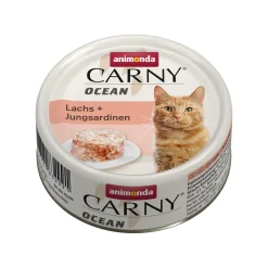 CarnyCat Ocean Lachs Jungsardinen 80g Dose