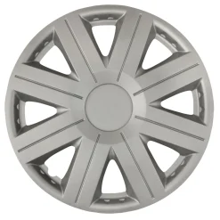 Cartrend Radzierblende „Active“, 4 Stück, silber