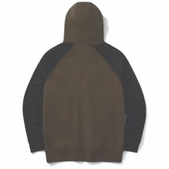 CAT Colorblock Hooded Sweatshirt army moss-black Gr. XL