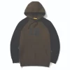 CAT Colorblock Hooded Sweatshirt army moss-black Gr. 2XL