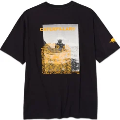 CAT Graphic T-shirt anthrazit Gr. XL