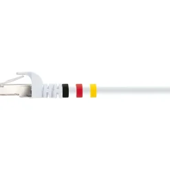 CAT7 Netzwerkkabel S/FTP 3Farbclips 20mweiss