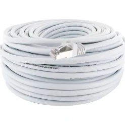 CAT6 Netzwerkkabel SF/UTP 30,0m weiss