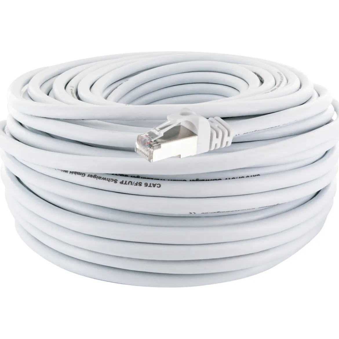 CAT6 Netzwerkkabel SF/UTP 30,0m weiss