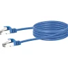 CAT6 S/FTP Netzwerkkabel 0,5m blaumax. 250 Mhz 1 Gbit/s